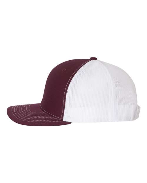 Maroon/ White